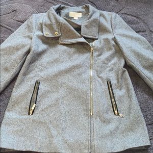 Grey pea coat